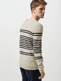 Selected STRIPED - JUMPER, Simply Taupe, highres - 16054722_SimplyTaupe_545173_004.jpg