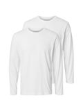 Selected 2-PACK COTTON LONG-SLEEVED T-SHIRT, Bright White, highres - 16094138_BrightWhite_003.jpg