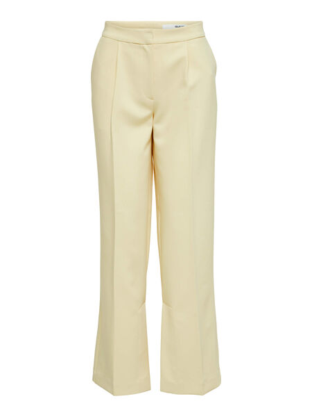Selected FLARED TROUSERS, Double Cream, highres - 16082686_DoubleCream_001.jpg