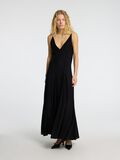 Selected VISCOSE MÉLANGÉE ROBE LONGUE, Black, highres - 16097003_Black_003.jpg