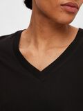 Selected CLASSIC V-NECK T-SHIRT, Black, highres - 16087922_Black_006.jpg