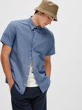 Selected MANGAS CORTAS CAMISA, Medium Blue Denim, highres - 16079053_MediumBlueDenim_008.jpg