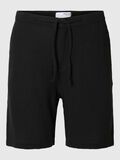 Selected STRIPED COTTON SHORTS, Black, highres - 16091289_Black_001.jpg