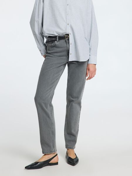 Selected GRIS JEANS STRAIGHT FIT, Light Grey Denim, highres - 16096680_LightGreyDenim_003.jpg