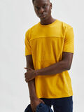 Selected CREW NECK T-SHIRT, Honey, highres - 16082814_Honey_008.jpg