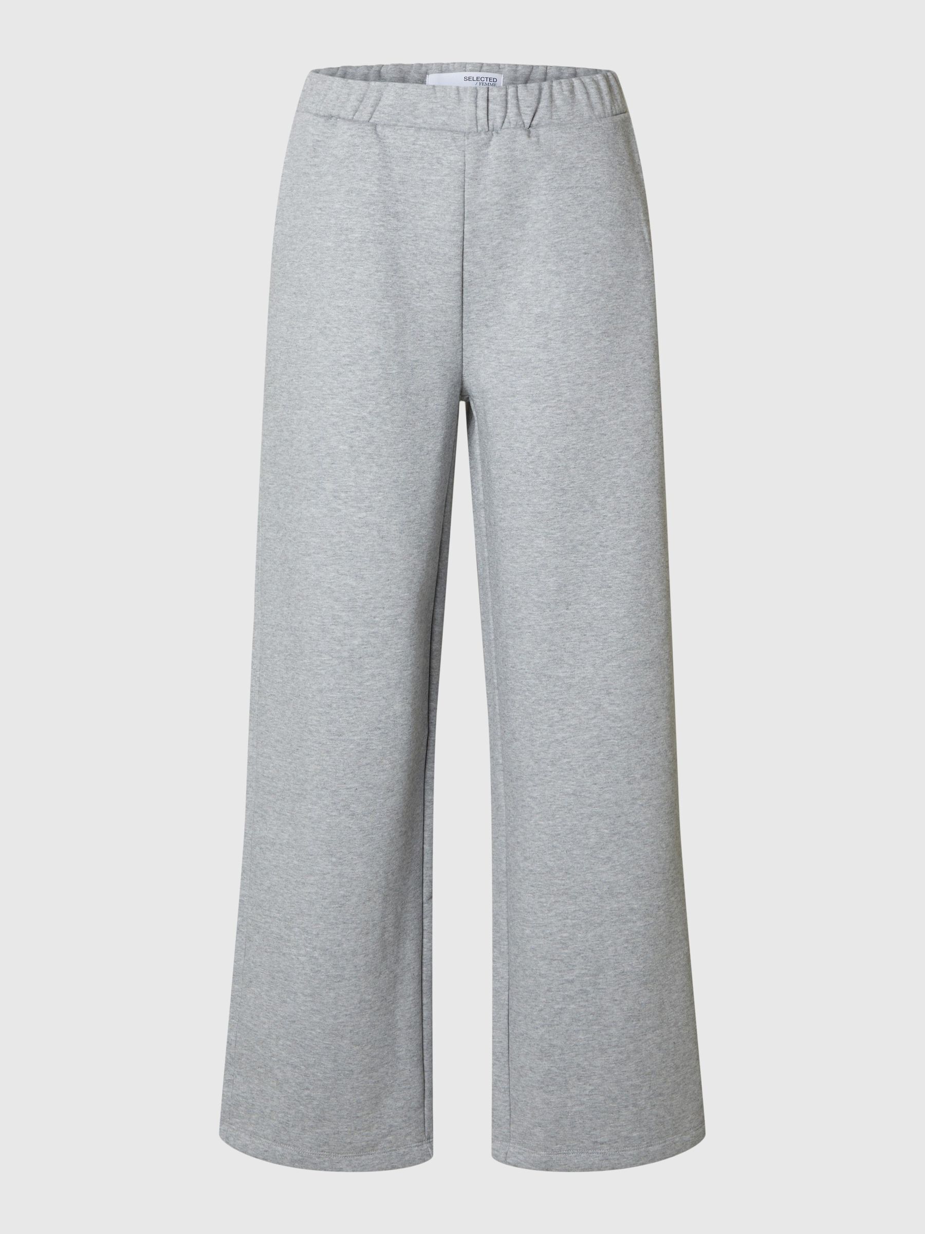 WIDE LEG SWEATPANTS Grey SELECTED FEMME