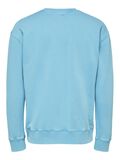 Selected ØKOLOGISK BOMULL VASKET LOOK SWEATSHIRT, Horizon Blue, highres - 16078618_HorizonBlue_002.jpg