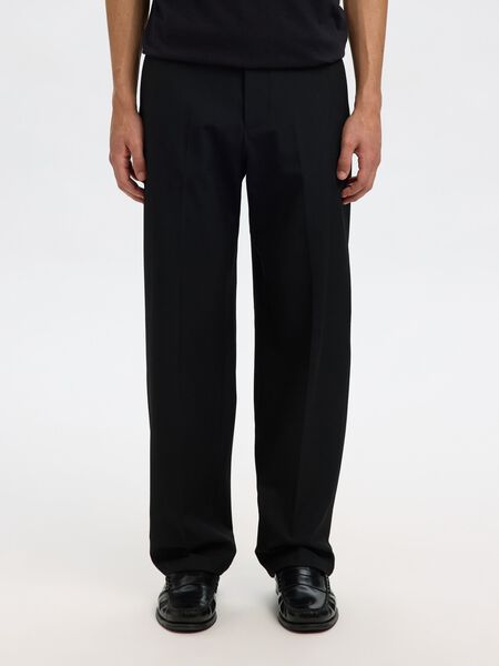 Selected 220 LOOSE-FIT TROUSERS, Black, highres - 16096226_Black_003.jpg