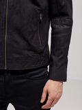 Selected LAMB LEATHER - LEATHER JACKET, Black, highres - 16054308_Black_008.jpg