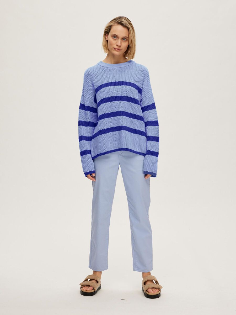 Selected STRIPED KNITTED JUMPER, Blue Heron, highres - 16088434_BlueHeron_1022579_005.jpg