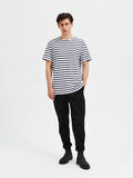 Selected STRIPED T-SHIRT, Bright White, highres - 16087855_BrightWhite_986490_005.jpg
