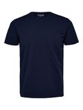 Selected V-NECK T-SHIRT, Navy Blazer, highres - 16087850_NavyBlazer_001.jpg