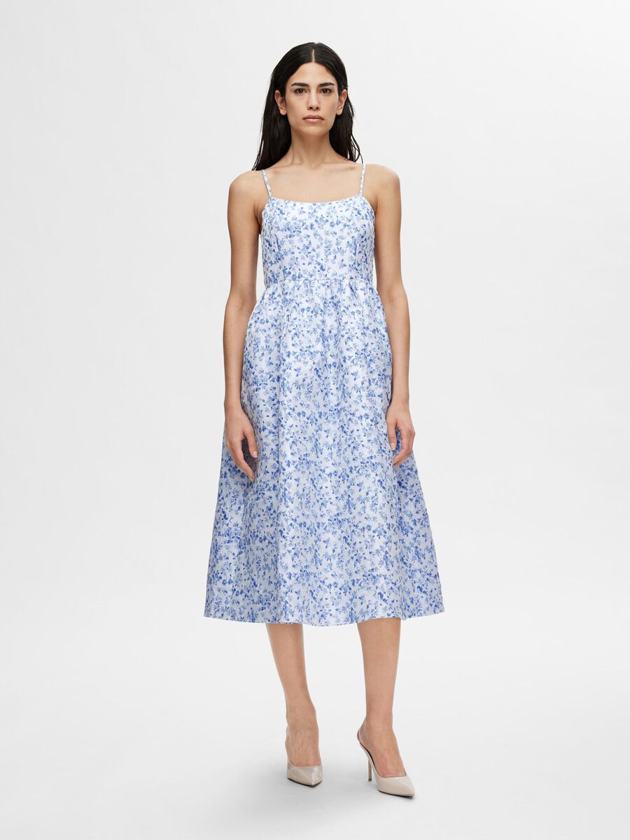 Selected FLORAL PRINTED SLEEVELESS MIDI DRESS, Sky Blue, highres - 16095964_SkyBlue_003.jpg