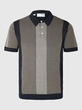 Selected SHORT-SLEEVED KNITTED POLO SHIRT, Sky Captain, highres - 16092662_SkyCaptain_1085663_001.jpg