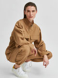 Selected NYLON ACTIVEWEAR ZIP SHIRT, Tigers Eye, highres - 16081486_TigersEye_008.jpg