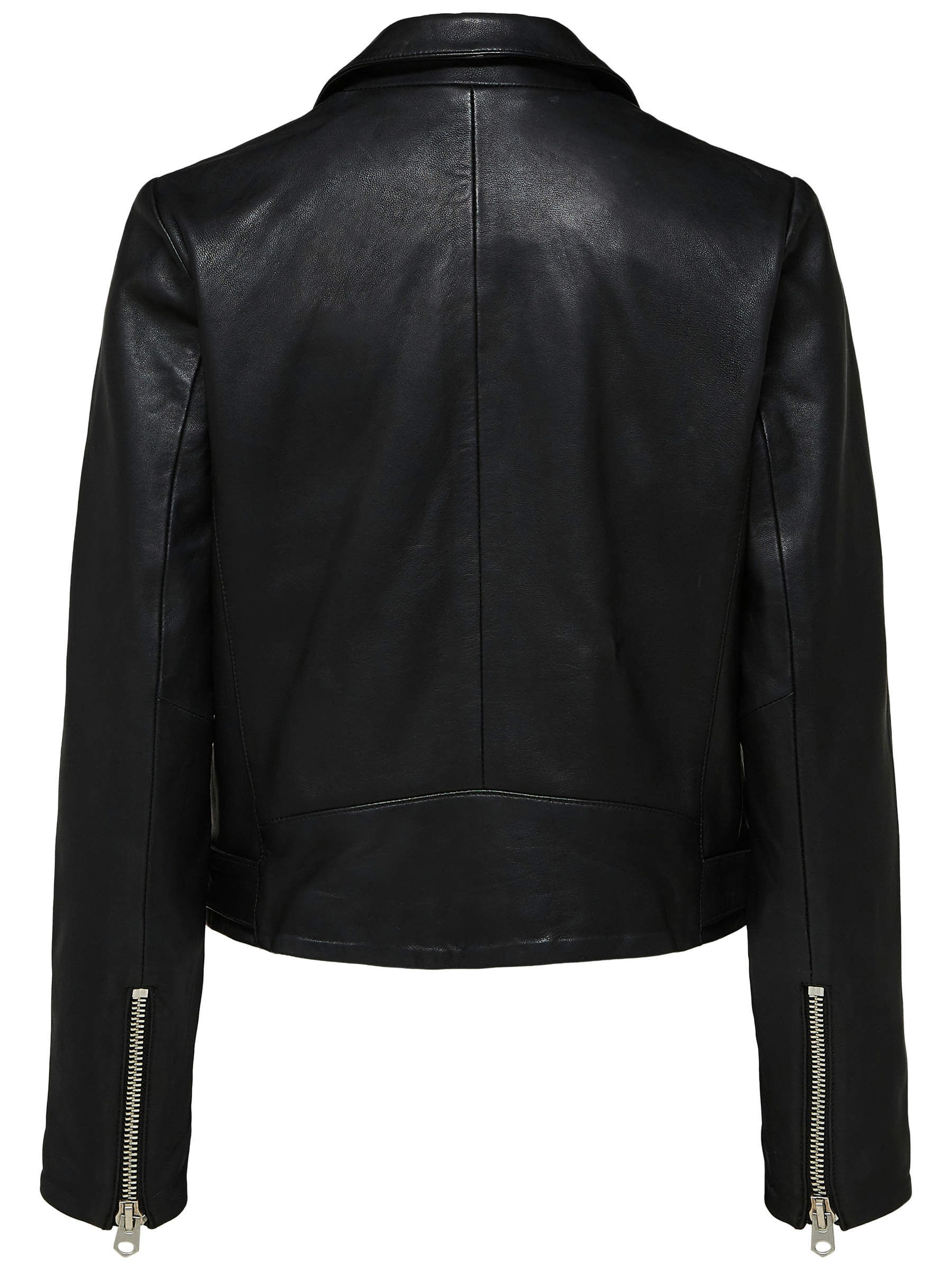 Selected femme leather biker jacket top