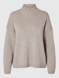 Selected HIGH NECK  KNITTED JUMPER, Irish Cream, highres - 16094759_IrishCream_1131130_001.jpg