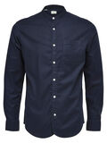 Selected COL MAO - CHEMISE SLIM, Dark Navy, highres - 16060815_DarkNavy_001.jpg