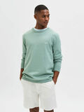 Selected LANGÄRMELIGER STRICKPULLOVER, Granite Green, highres - 16083961_GraniteGreen_003.jpg