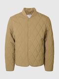 Selected QUILTED PADDED JACKET, Greige, highres - 16099380_Greige_001.jpg