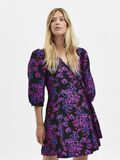 Selected FLORAL WRAP DRESS, Black, highres - 16088386_Black_003.jpg