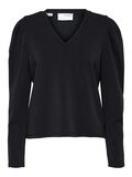 Selected BALLONMOUWEN TOP, Black, highres - 16081826_Black_001.jpg