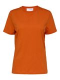 Selected CLASSIQUE T-SHIRT, Orangeade, highres - 16089123_Orangeade_001.jpg