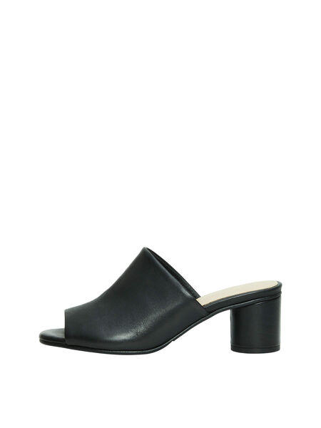 Selected OFFENE ZEHENPARTIE MULES, Black, highres - 16066972_Black_001.jpg