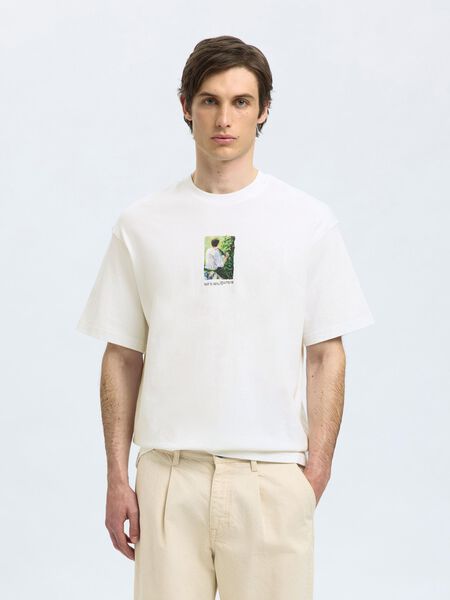 Selected PRINTED CREWNECK T-SHIRT, Bright White, highres - 16097664_BrightWhite_1189107_003.jpg