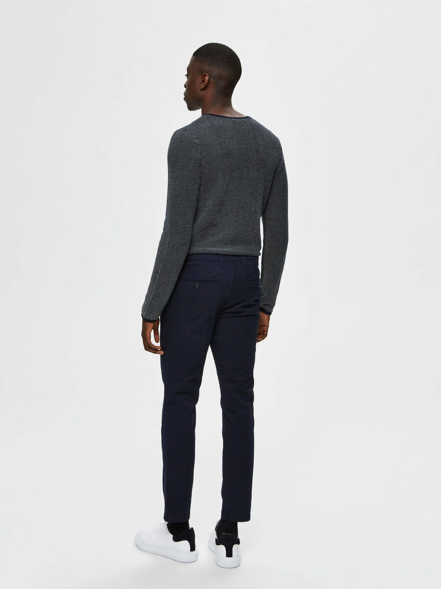 SLIM FIT CHINOS | Blue | SELECTED HOMME®