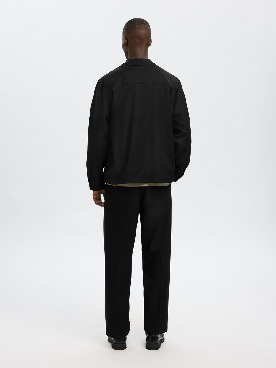 Selected LEICHTE KURZJACKE, Black, highres - 16097712_Black_004.jpg