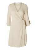 Selected PLISSÉ WRAP DRESS, Sandshell, highres - 16092559_Sandshell_001.jpg