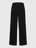 Selected GEWEBTE HOSE MIT WEITEM BEIN, Black, highres - 16089912_Black_001.jpg