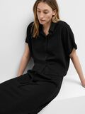 Selected CAMICIA A MANICHE CORTE, Black, highres - 16093937_Black_008.jpg