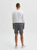 Selected SNØRING SHORTS, Grey Melange, highres - 16082873_GreyMelange_004.jpg