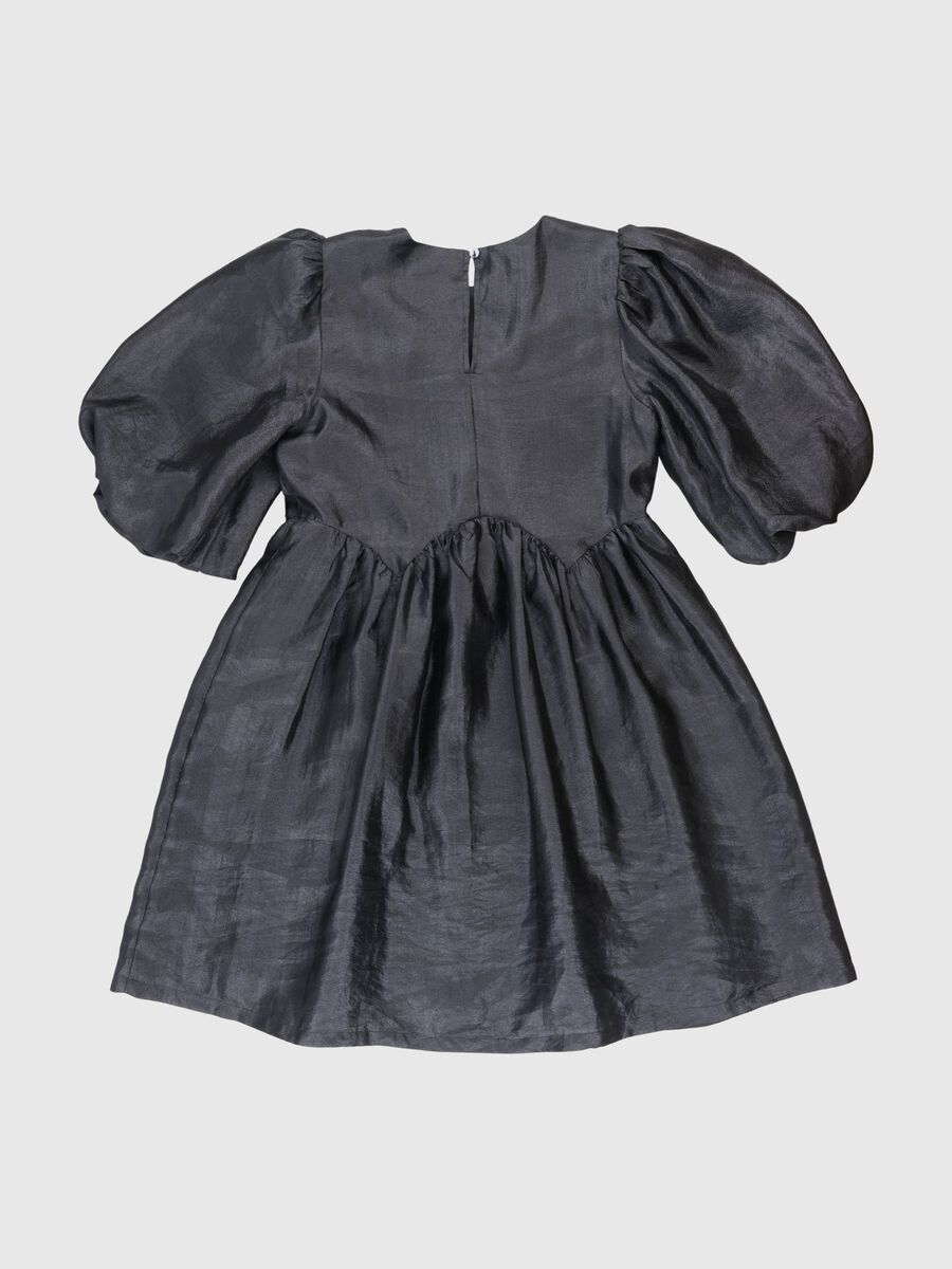 Selected MANCHES BOUFFANTES MINI-ROBE, Black, highres - 80000284_Black_002.jpg