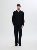 Selected LANGERMET LINBLANDING SKJORTEJAKKE, Black, highres - 16092244_Black_005.jpg