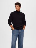 Selected CABLE-KNIT PULLOVER, Black, highres - 16077218_Black_003.jpg