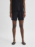 Selected PLISSERT ELASTISK LINNING SHORTS, Black, highres - 16079109_Black_003.jpg