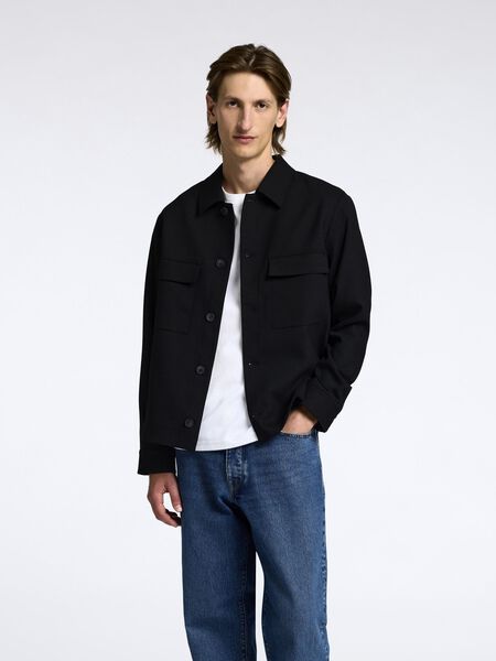 Selected HYBRID REGULAR FIT BLAZER, Black, highres - 16095796_Black_003.jpg