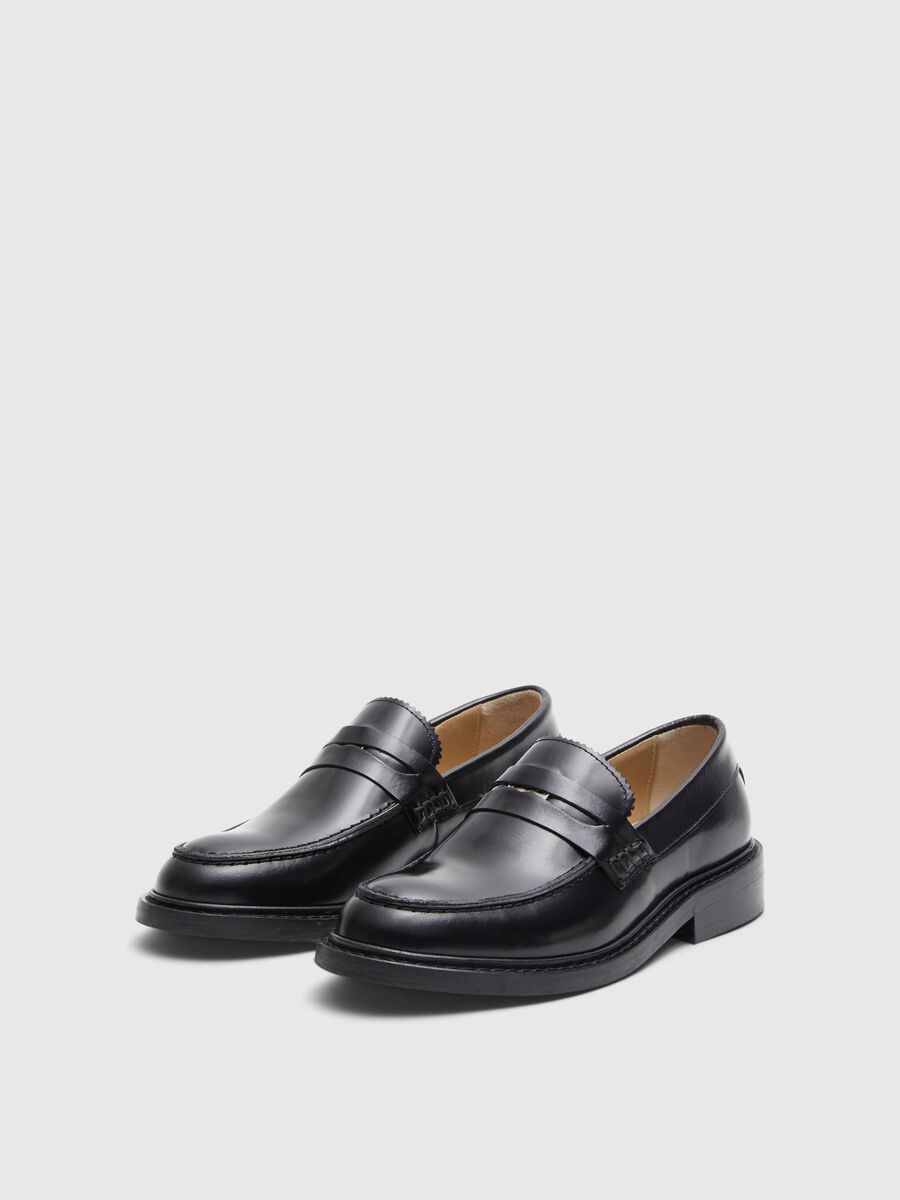 Selected LÆDER LOAFERS, Black, highres - 16094521_Black_006.jpg