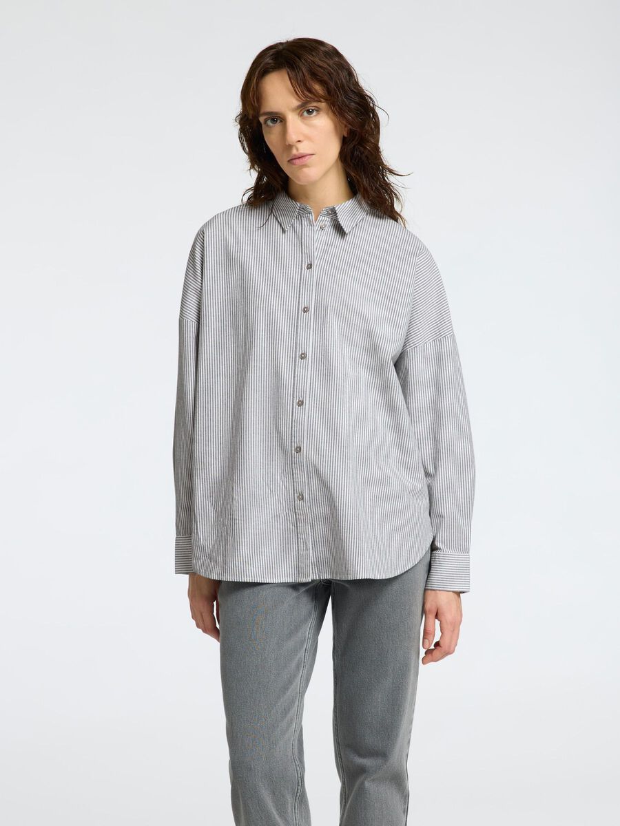 Selected OVERSIZE EN COTON CHEMISE, Dark Sapphire, highres - 16094304_DarkSapphire_1156735_003.jpg