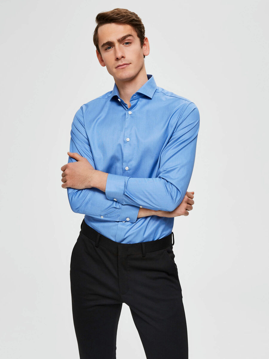 Selected SLHPELLE SLIM FIT - CHEMISE, Skyway, highres - 16061620_Skyway_003.jpg
