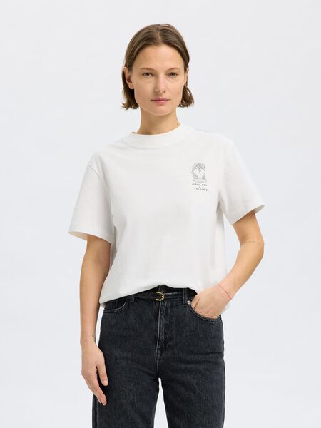 Selected PRINTED RELAXED FIT T-SHIRT, Snow White, highres - 16097304_SnowWhite_1183183_003.jpg