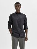Selected LONG SLEEVED SHIRT, Black, highres - 16081385_Black_003.jpg