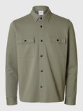 Selected KLASSISCHES OVERSHIRT, Vetiver, highres - 16085115_Vetiver_001.jpg