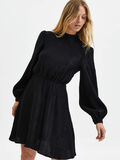 Selected LONG SLEEVED MINI DRESS, Black, highres - 16087572_Black_008.jpg