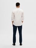 Selected LINEN AND ORGANIC COTTON SHIRT, White, highres - 16078867_White_004.jpg