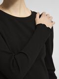 Selected PETITE ORGANIC COTTON T-SHIRT, Black, highres - 16079178_Black_006.jpg
