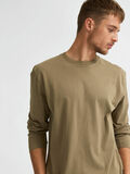 Selected RELAXED FIT LONG-SLEEVED T-SHIRT, Aloe, highres - 16078605_Aloe_008.jpg
